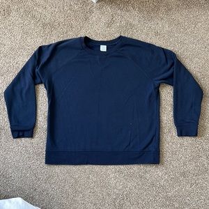 Navy blue crew neck